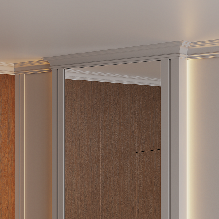 Карниз Европласт U.6.50.401 Пенополистирол 2000*97*64 мм