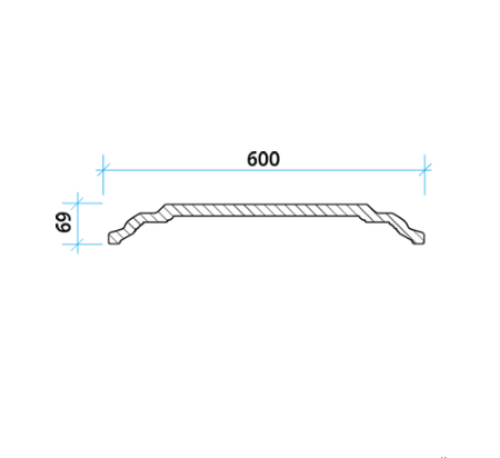 Кессон Европласт 1.57.001 Пенополиуретан 600*599*68 мм