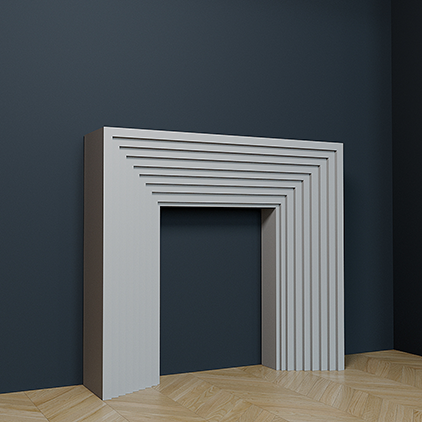 Декоративный камин Европласт 1.64.803 Пенополиуретан 1200*300*280 мм