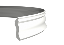 Карниз гибкий Европласт 1.50.105 Пенополиуретан 2000*60*63 мм