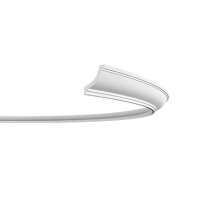 Карниз гибкий Европласт 1.50.215 Пенополиуретан 2000*52*48 мм