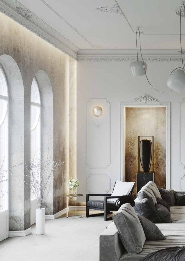 Карниз Европласт 6.50.105 Композит 2000*60*63 мм