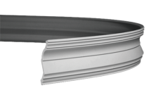 Карниз гибкий Европласт 1.50.254 Пенополиуретан 2000*130*93 мм