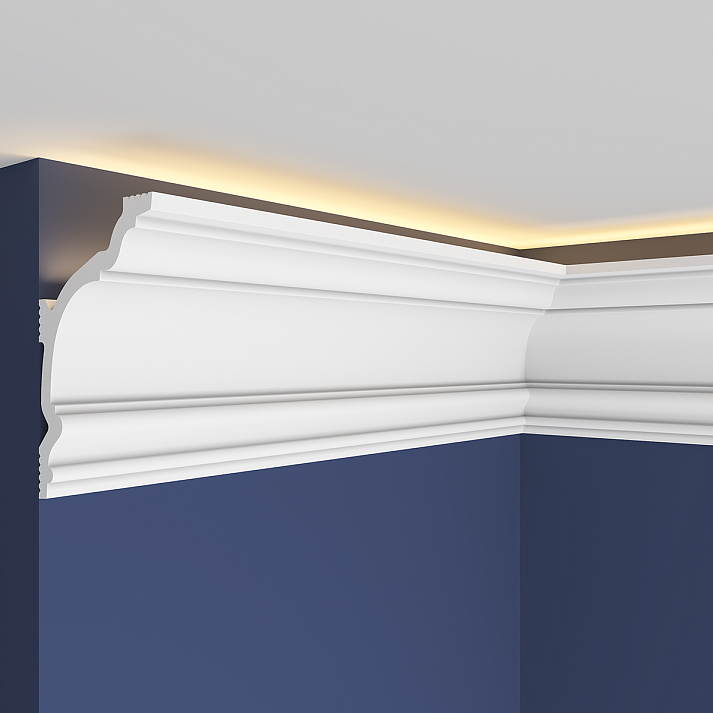 Карниз Европласт U.6.50.401 Пенополистирол 2000*97*64 мм