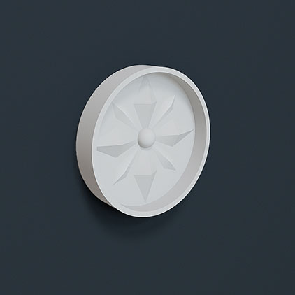 Декоративный элемент Европласт 1.62.802 Пенополиуретан 100*100*10 мм