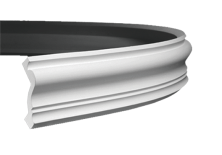 Карниз гибкий Европласт 1.50.129 Пенополиуретан 2000*85*74 мм