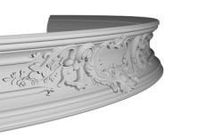 Карниз гибкий Европласт 1.50.252 Пенополиуретан 2000*119*120 мм