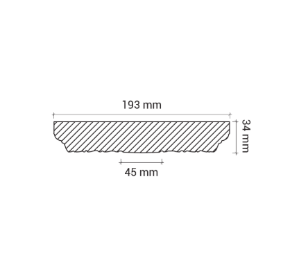 Розетка Европласт 1.56.010 Пенополиуретан 193*34 мм