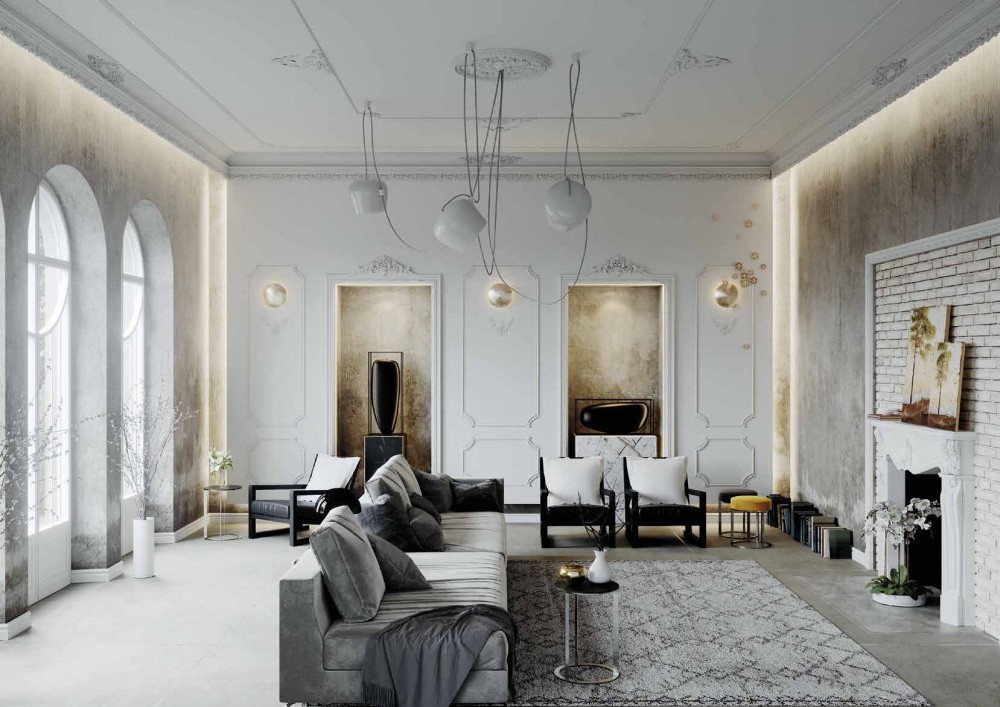 Карниз Европласт 6.50.115 Композит 2000*49*46 мм