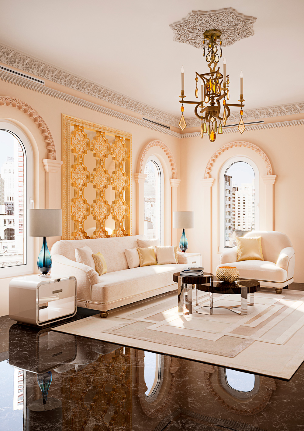 Карниз Европласт 1.50.501 Пенополиуретан 2020*99*52 мм