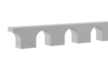 Молдинг Европласт 1.51.805 Пенополиуретан 2000*50*30 мм