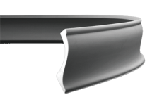 Карниз гибкий Европласт 1.50.222 Пенополиуретан 2000*166*164 мм