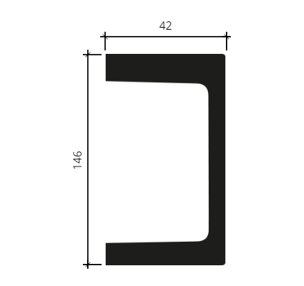 Фриз Европласт 4.33.202 Пенополиуретан 2000*145*42 мм
