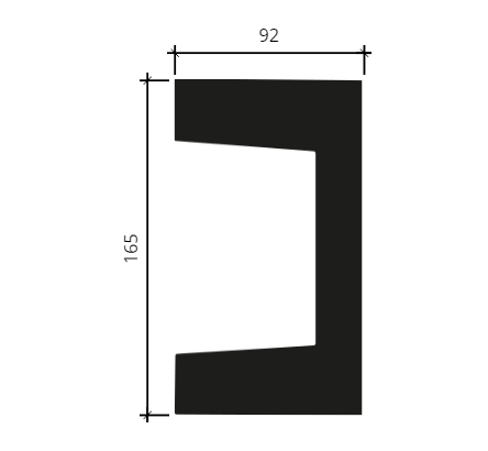 Фриз Европласт 4.33.101 Пенополиуретан 2000*162*92 мм