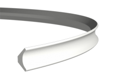 Карниз гибкий Европласт 1.50.154 Пенополиуретан 2000*23*23 мм