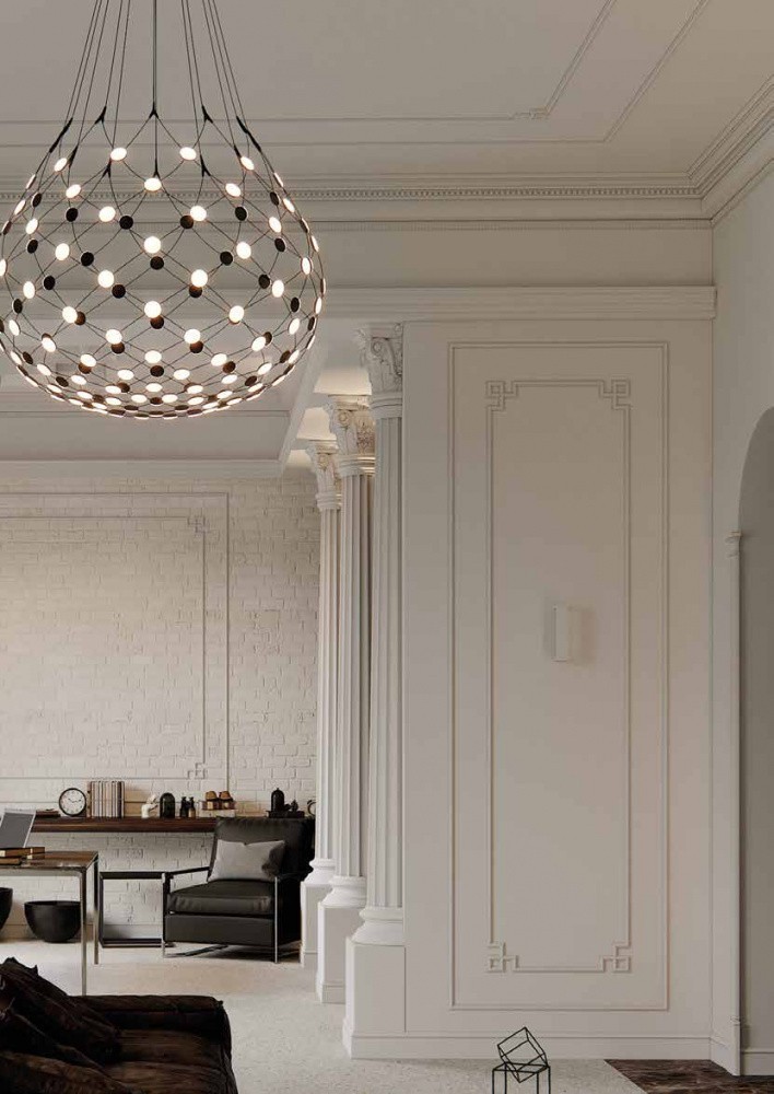 Карниз гибкий Европласт 1.50.262 Пенополиуретан 2000*120*50 мм