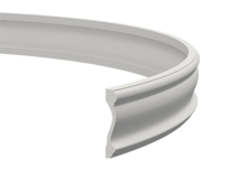 Молдинг гибкий Европласт 1.51.367 Пенополиуретан 2000*124*24 мм