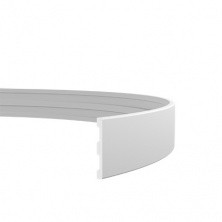 Молдинг гибкий Европласт 1.51.385 Пенополиуретан 2000*103*13 мм