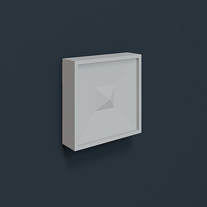 Декоративный элемент Европласт 1.62.803 Пенополиуретан 76*76*20 мм