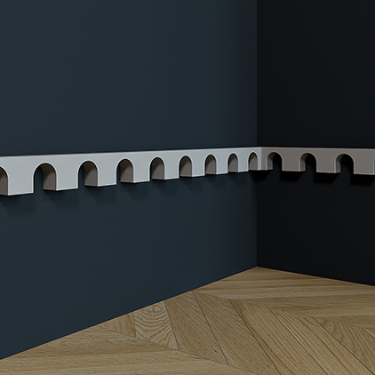 Молдинг Европласт 1.51.805 Пенополиуретан 2000*50*30 мм