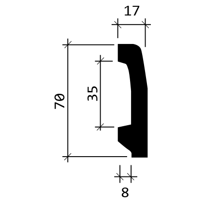 Плинтус Европласт 6.53.106 Композит