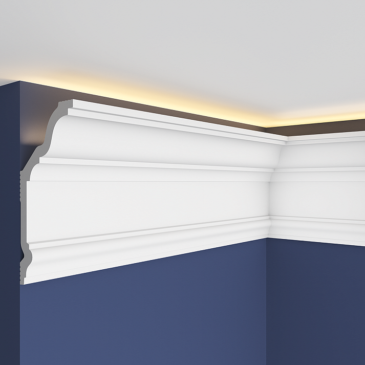 Карниз Европласт U.6.50.402 Пенополистирол 2000*120*60 мм