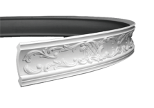 Карниз гибкий Европласт 1.50.125 Пенополиуретан 2000*90*85 мм