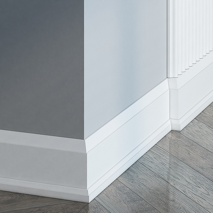 Плинтус Европласт 1.53.807 Пенополиуретан 2000*160*53 мм