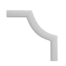 Угловой элемент Европласт 1.52.816 Пенополиуретан 300*300 мм