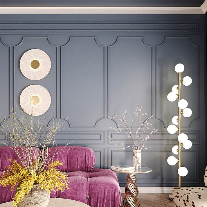 Плинтус Европласт U.6.53.140 Перфом 2000*100*13 мм