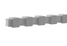 Молдинг Европласт 1.51.803 Пенополиуретан 2000*26*20 мм