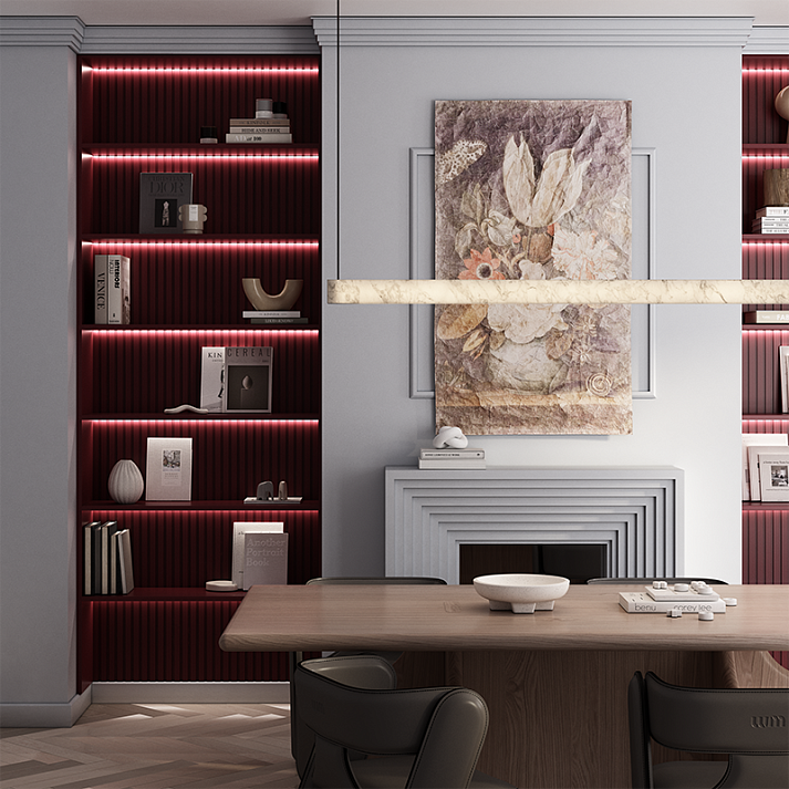 Декоративная панель Европласт U.6.59.106 Пенополистирол 2000-2800*252*10 мм