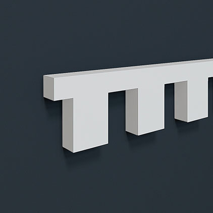 Молдинг Европласт 1.51.804 Пенополиуретан 2000*70*20 мм