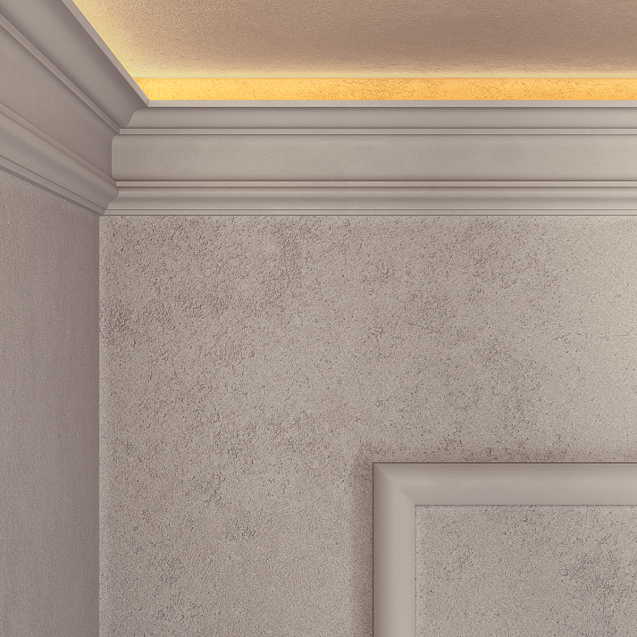 Карниз Европласт U.6.50.400 Пенополистирол 2000*79*38 мм