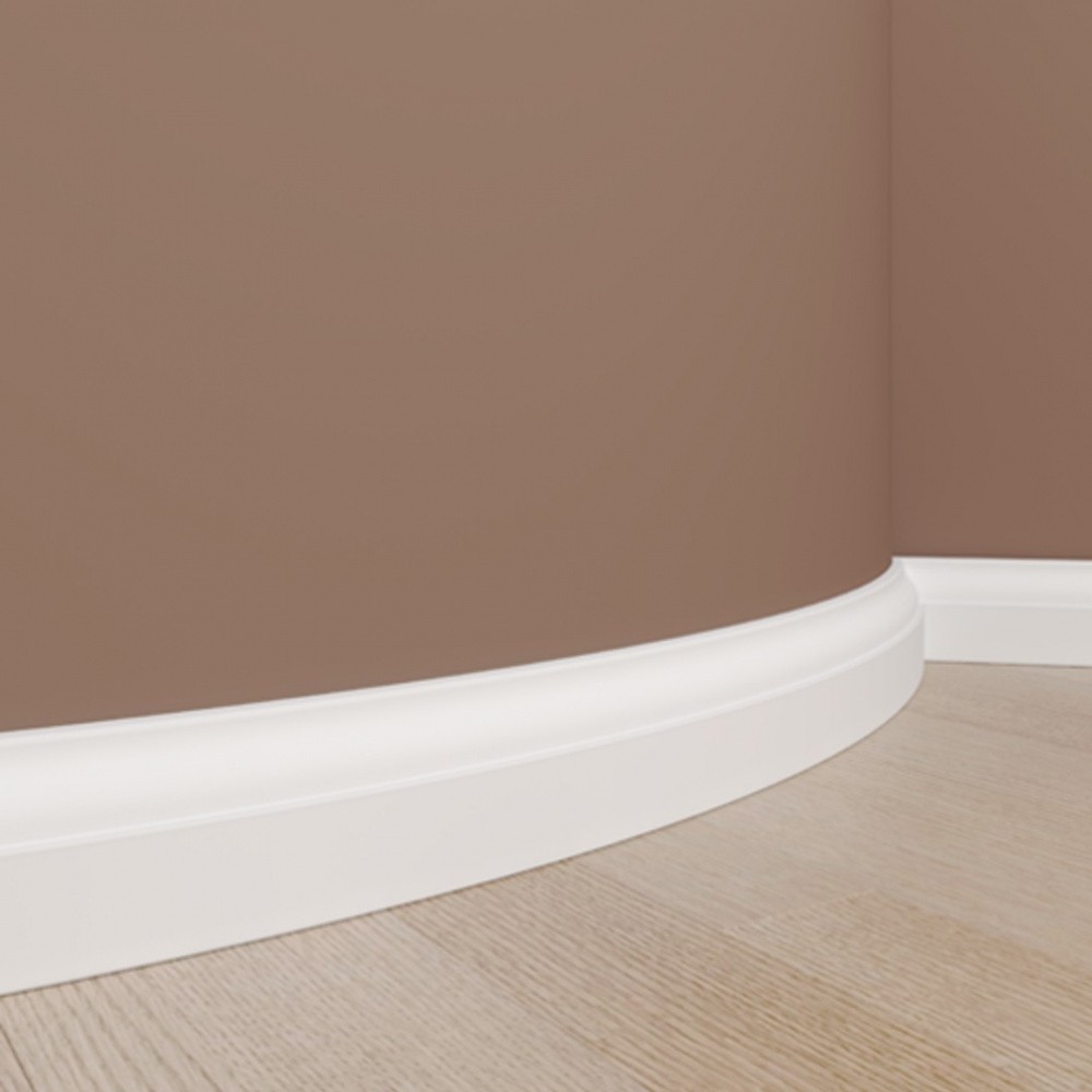 Плинтус Европласт 1.53.111 гибкий Пенополиуретан 2000*65*20 мм