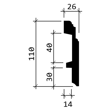 Плинтус Европласт 6.53.101 Композит