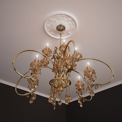 Розетка Европласт 1.56.030 Пенополиуретан 394*37 мм