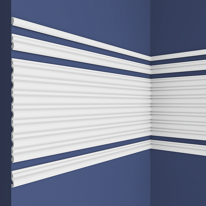 Молдинг Европласт 6.51.439 Пенополистирол 2000-2800*40*12 мм