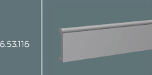 Плинтус Европласт 6.53.116 Композит 2000*100*16 мм