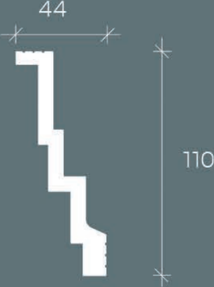 Карниз Европласт 6.50.241 Композит 2000*110*44 мм