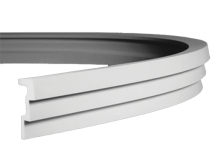Карниз гибкий Европласт 1.50.262 Пенополиуретан 2000*120*50 мм