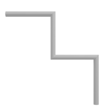 Угловой элемент Европласт 1.52.812 Пенополиуретан 280*280 мм
