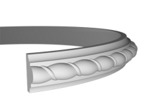 Молдинг гибкий Европласт 1.51.353 Пенополиуретан 2000*26*16 мм