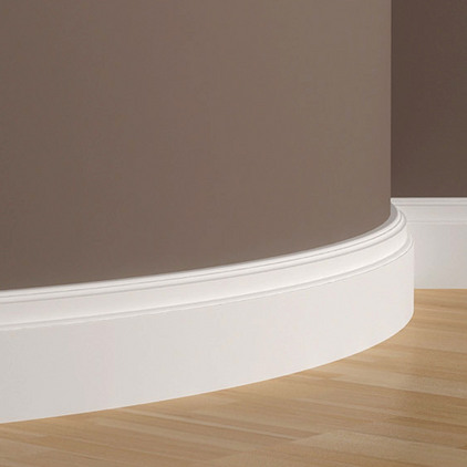 Плинтус гибкий Европласт 1.53.101 Пенополиуретан 2000*110*27 мм