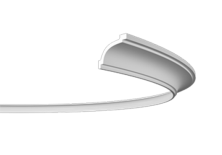 Карниз гибкий Европласт 1.50.106 Пенополиуретан 2000*71*90 мм