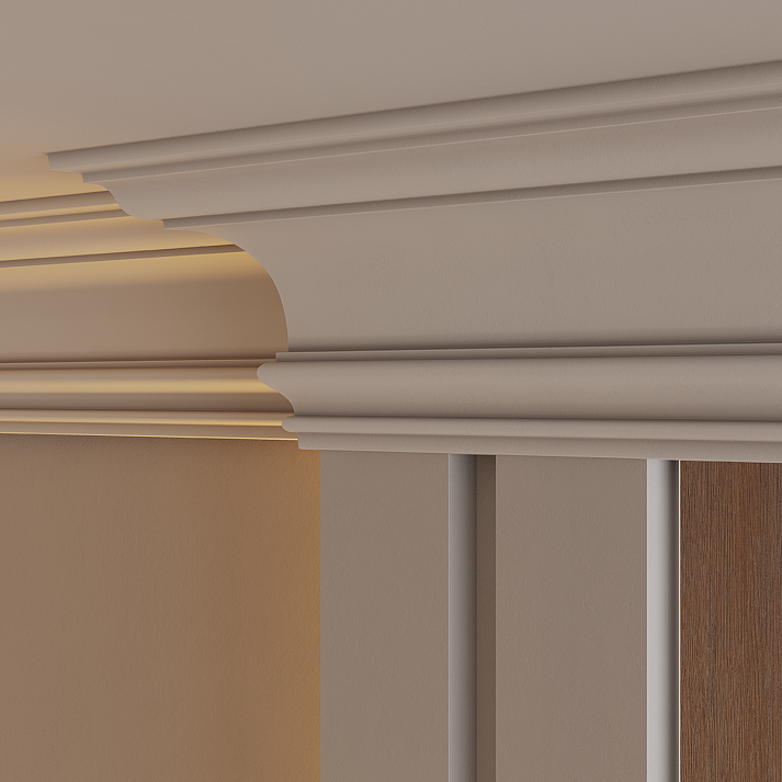 Молдинг Европласт U.6.51.418 Пенополистирол 2000*60*13 мм