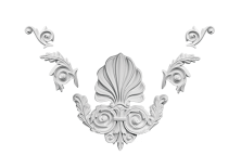 Орнамент Европласт 1.60.019 Пенополиуретан 53*88*17 мм