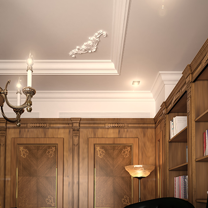 Орнамент Европласт 1.60.032 Пенополиуретан 189*604*50 мм