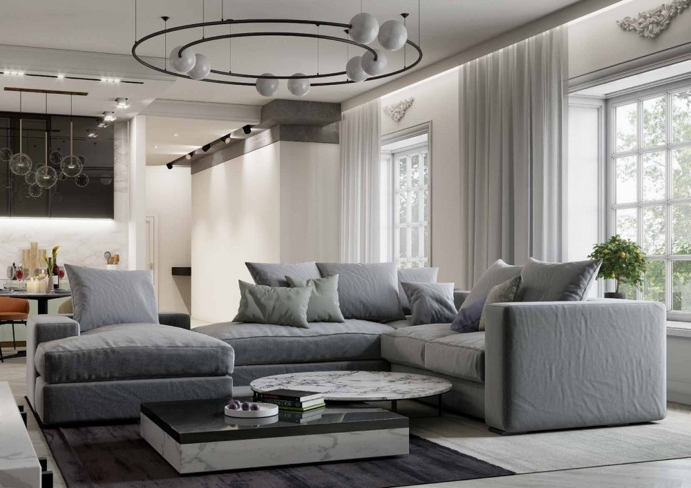 Карниз Европласт 6.50.103 Композит 2000*50*50 мм