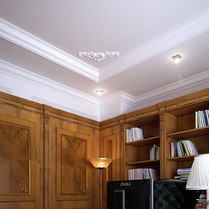 Орнамент Европласт 1.60.032 Пенополиуретан 189*604*50 мм